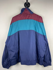 Vintage 90s USA Olympics Navy & Teal Windbreaker