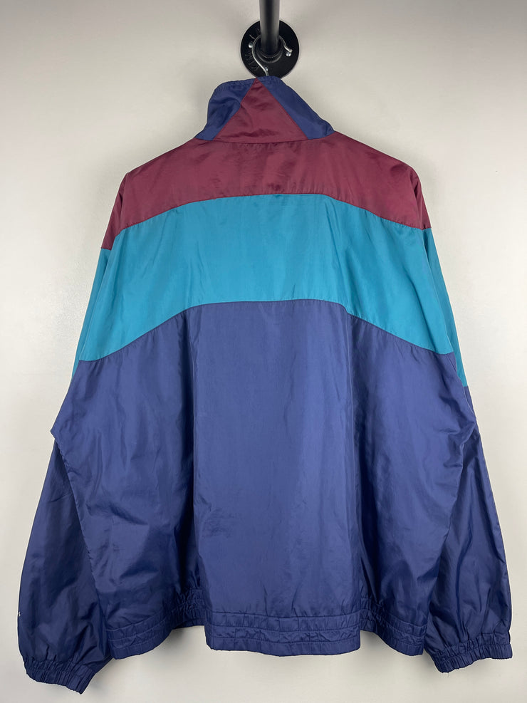 Vintage 90s USA Olympics Navy & Teal Windbreaker