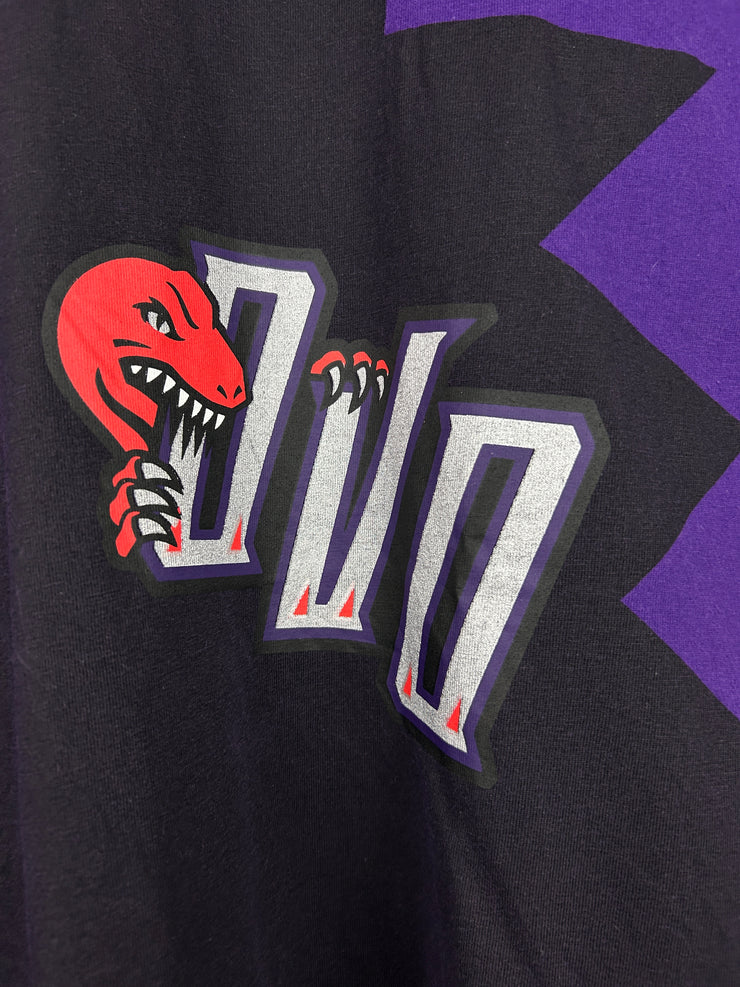 OVO X Mitchell & Ness NBA Toronto Raptors Black & Purple Long Sleeve