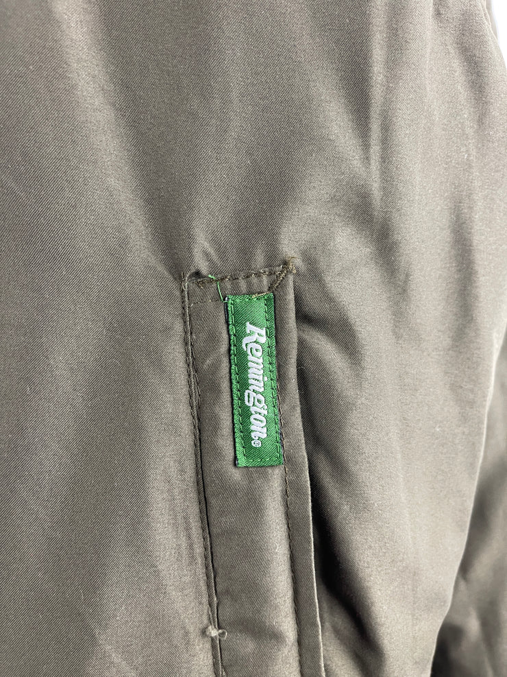Vintage Remington Real Tree Camo & Olive Reversible Insulated Bomber Jacket