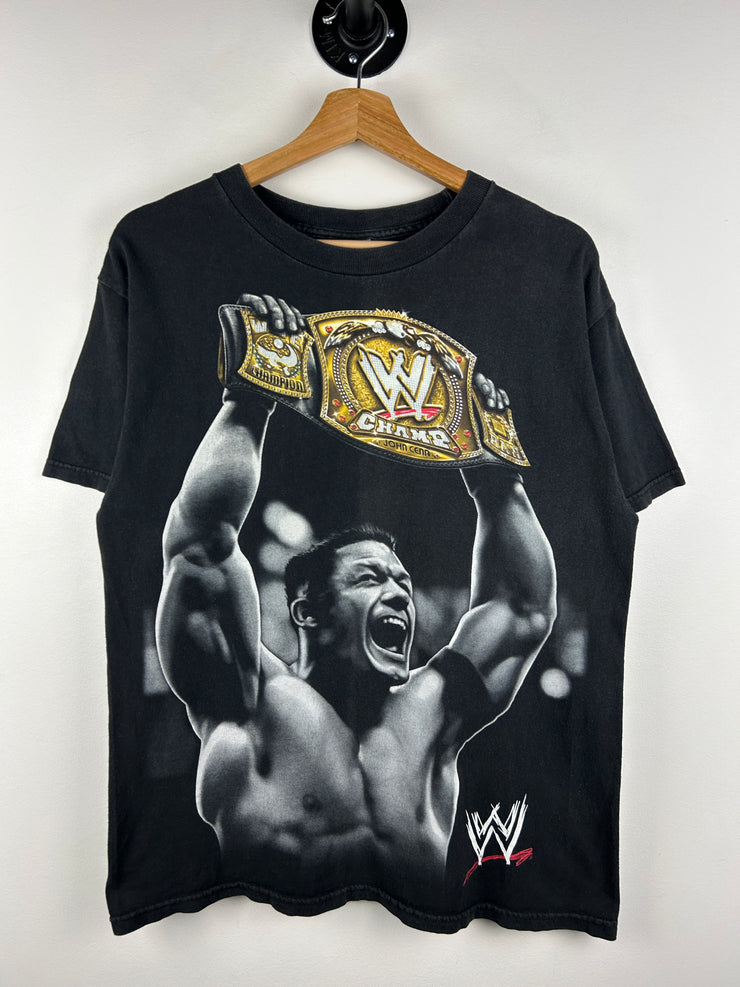 Vintage 2006 WWE John Cena Champion Black Tee