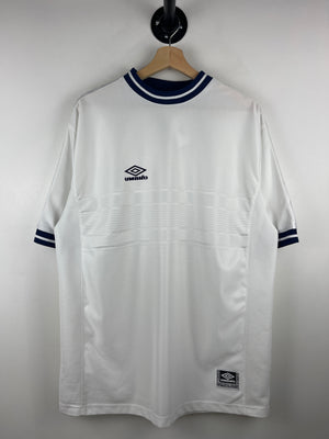 Vintage 90s Umbro White Soccer Jersey