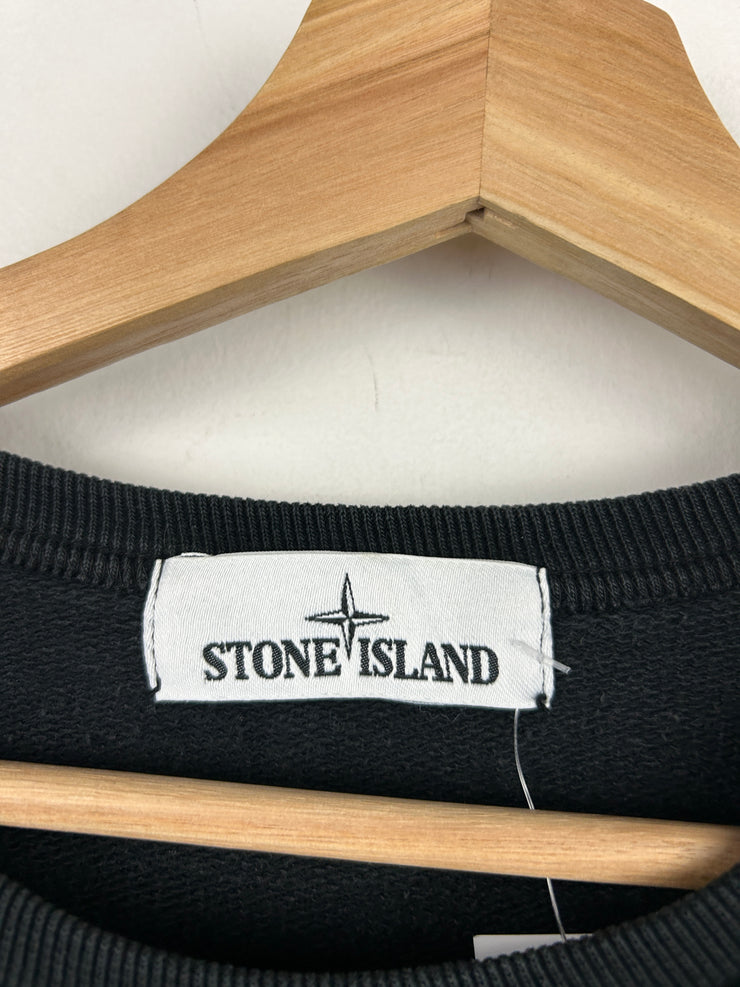 Stone Island Chest Pocket Black Crewneck