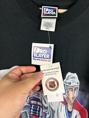 Vintage 90s NHL Pro Player Montreal Canadiens Recchi Black Tee