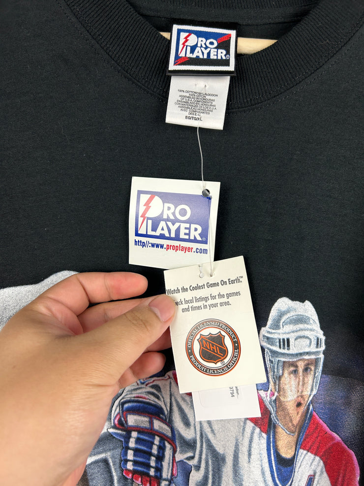 Vintage 90s NHL Pro Player Montreal Canadiens Recchi Black Tee