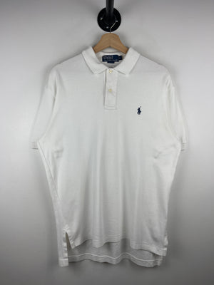 Vintage 90s Polo Ralph Lauren White Polo Shirt
