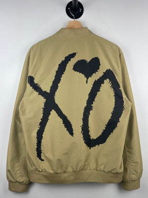 XO The Weekend Beige Bomber Jacket