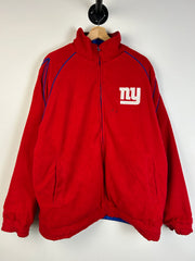 Vintage Y2K NFL New York Giants Fleece Lined Reversible Jacket