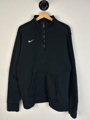 Vintage Y2K Nike Mini Swoosh Black Quarter Zip