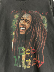 Vintage Zion Bob Marley Faded Black Tee