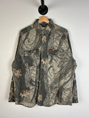 Vintage 90's Woolrich Real Tree Camo Button Up Shirt