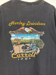 Vintage Y2K Harley Davidson Fat Boys Black Tee