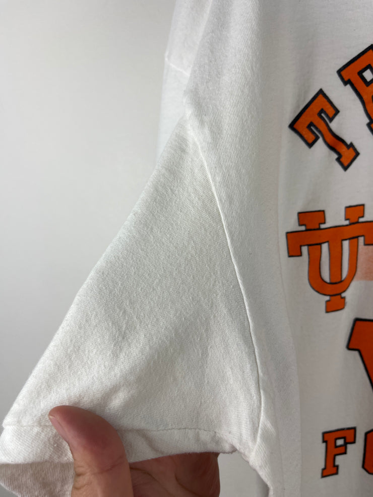 Vintage Tennessee Volunteers Football White Tee