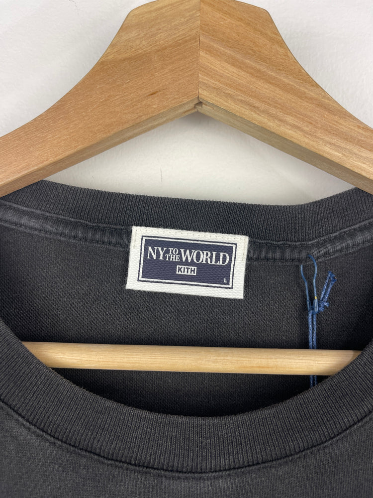 Kith NY To The Worldwide Black Tee – Vintage Meets Hype