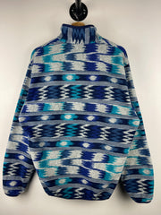 Vintage Patagonia Synchilla Snap T Aztec Blue Fleece Sweater