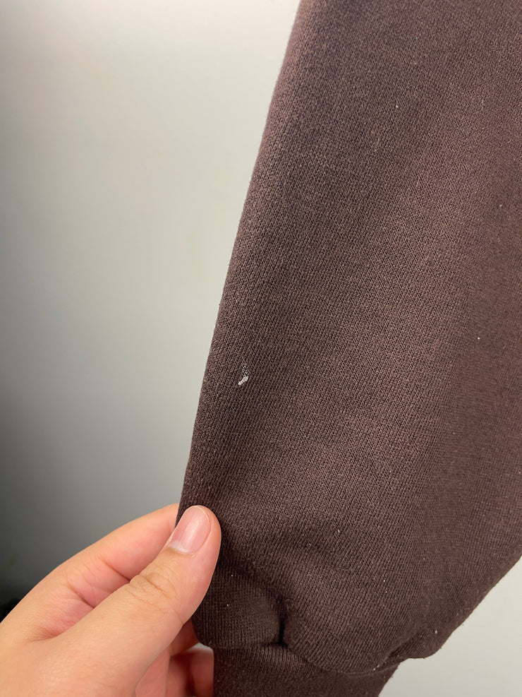 Vintage 90s Russell Athletic Blank Brown Crewneck