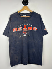 Vintage NFL Lee Sport Chicago Bears Faded Navy Tee