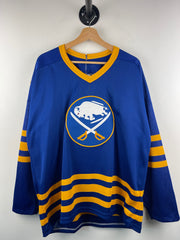 Vintage 90s NHL CCM Buffalo Sabres Blue Hockey Jersey