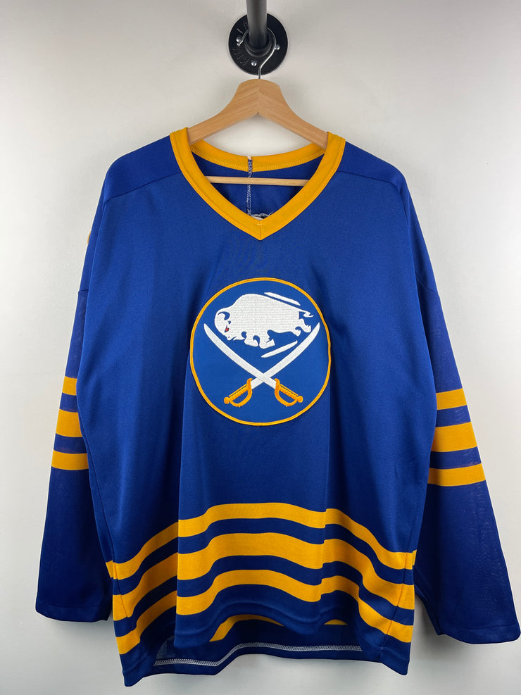 Vintage 90s NHL CCM Buffalo Sabres Blue Hockey Jersey