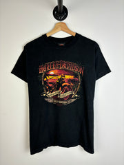 Vintage Harley Davidson Italia Black Tee