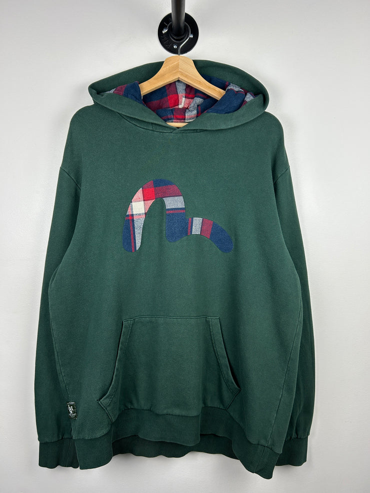 Evisu Daicock Green Hoodie
