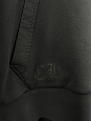Chrome Hearts Floral Horseshoe Black Hoodie