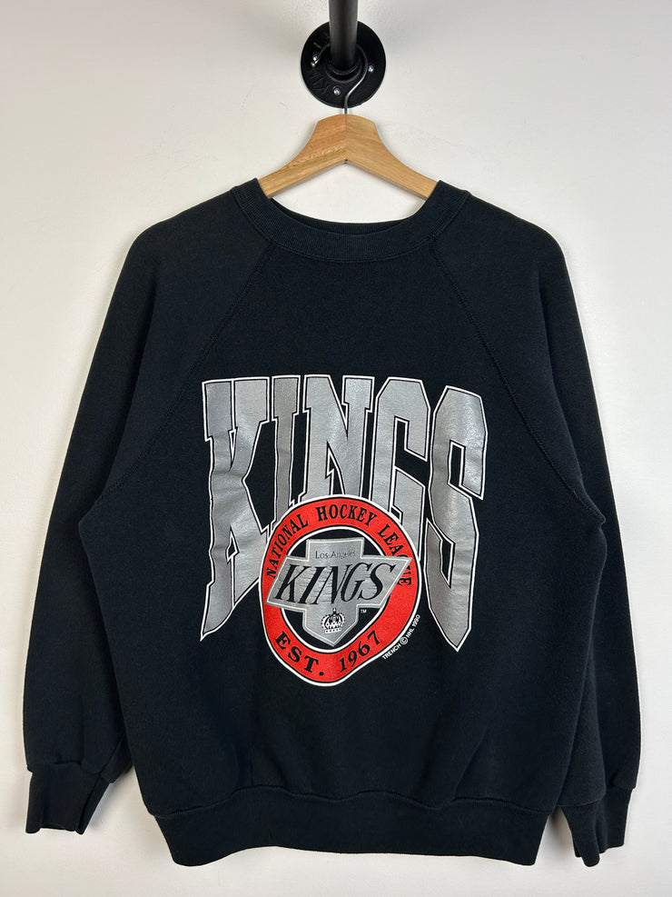 Vintage 90s NHL Los Angeles Kings Black Crewneck