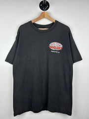 Vintage 90s Hooters Princeton Hog Wild Black Tee