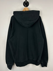 Stussy Script Embroidered Black Hoodie