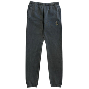 OVO Owl Garment Dyed Black Sweatpants