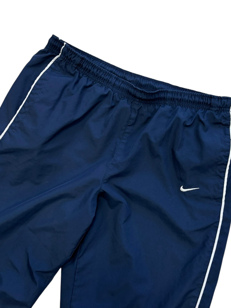 Vintage Nike Mini Swoosh Navy Splash Pants