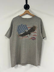 Vintage 2000 Harley Davidson Eagle Grey Tee