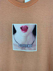 Supreme SS18 Necklace Peach Tee