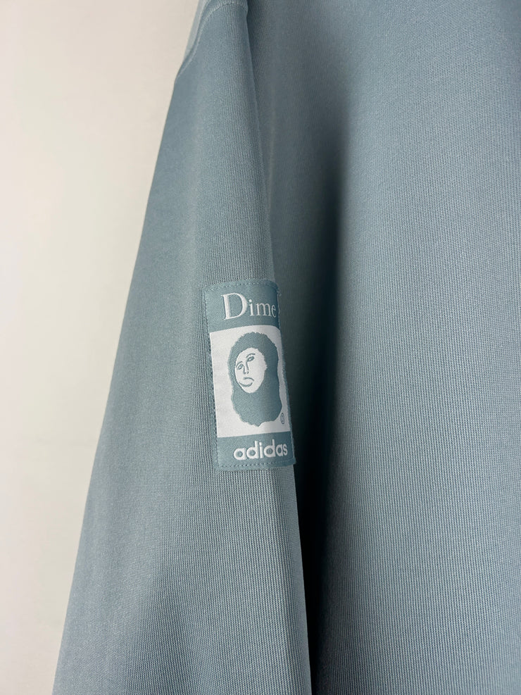 Dime X Adidas Light Blue Zip Up Track Sweater