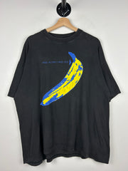 Vintage 90s The Velvet Underground Peel Slowly And See Euro Tour Black Tee