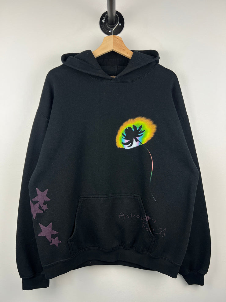Travis Scott Astroworld Fest Face Melt Black Hoodie