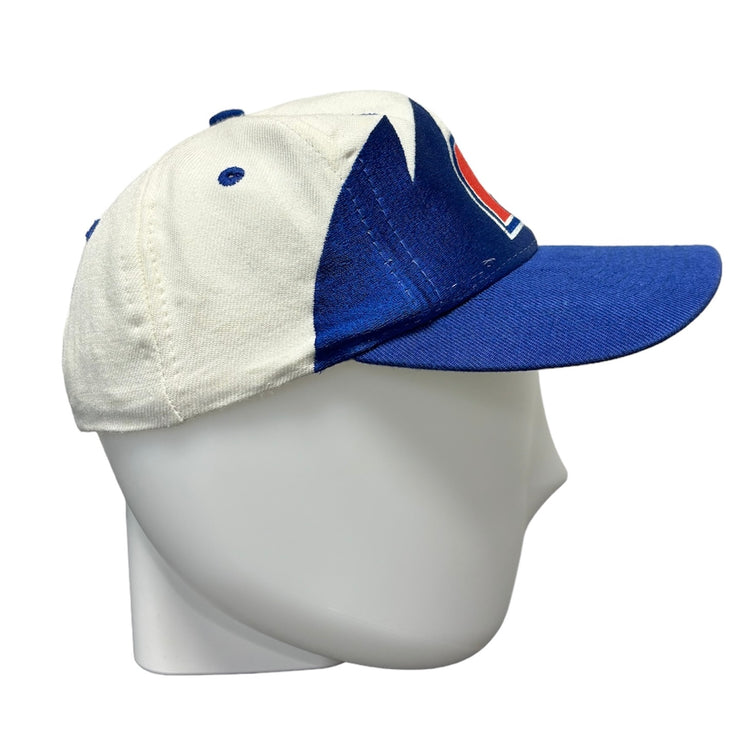 Vintage 90s NHL Logo Athletic Quebec Nordiques Shark Tooth Snapback Hat