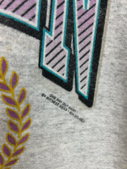 Vintage 90's University Of Heaven Grey Crewneck