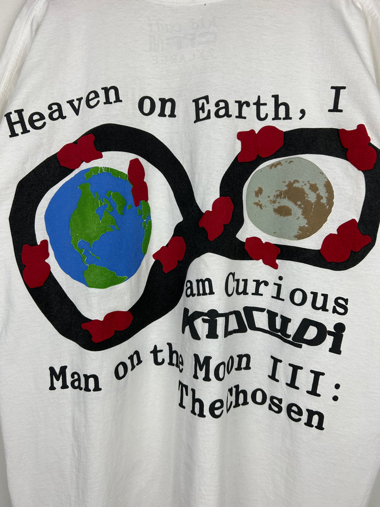 Cactus Plant Flea Market Kid Cudi Man on The Moon III White Tee