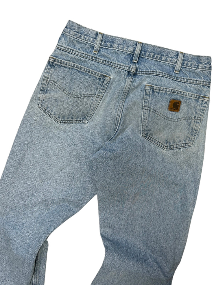 Vintage Carhartt Light Wash Blue Denim Jeans