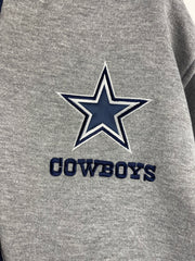 Vintage NFL Dallas Cowboys Navy & Grey Reversible Hooded Jacket