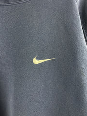 Vintage 90s Nike Mini Swoosh Navy Crewneck