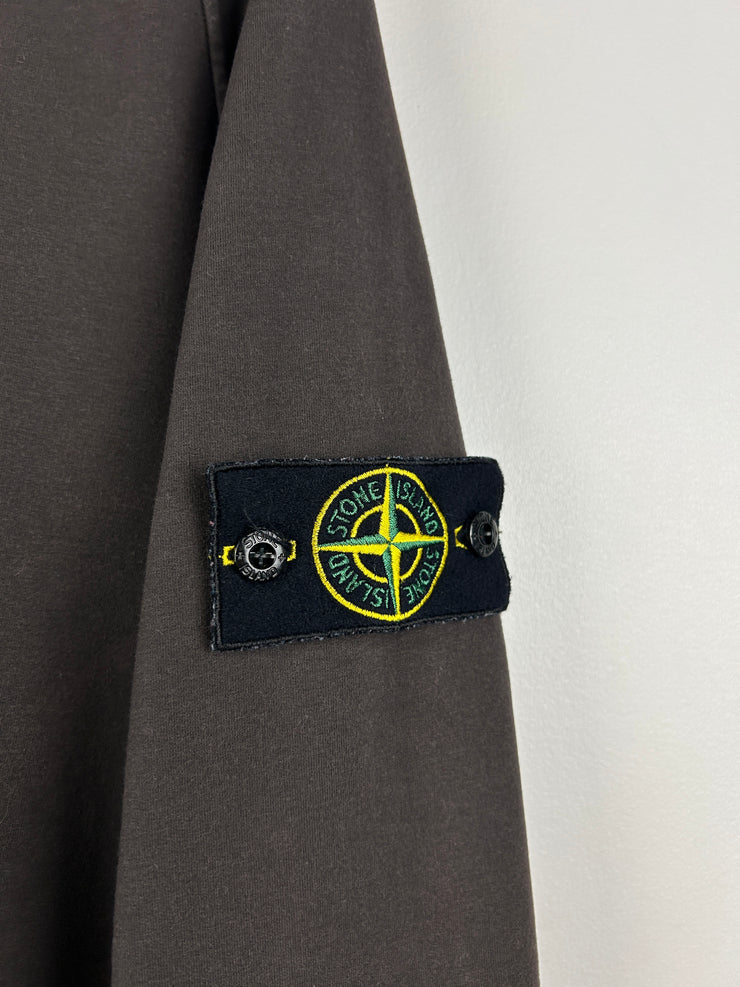 Stone Island Patch Brown Crewneck