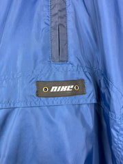 Vintage Nike Spellout Half Zip Blue Pullover Windbreaker