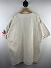 Vintage 90s Molson EX Beer Says It All Cream Baseball Jersey