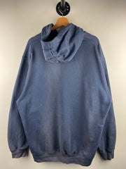 Vintage Nike Mini Swoosh Navy Hoodie