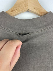 Vintage 90s Nike Golf Swoosh Tonal Brown Mock Neck Long Sleeve