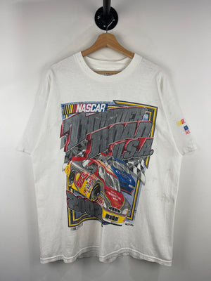 Vintage 2002 Nascar Winston Cup Thunder Road White Tee