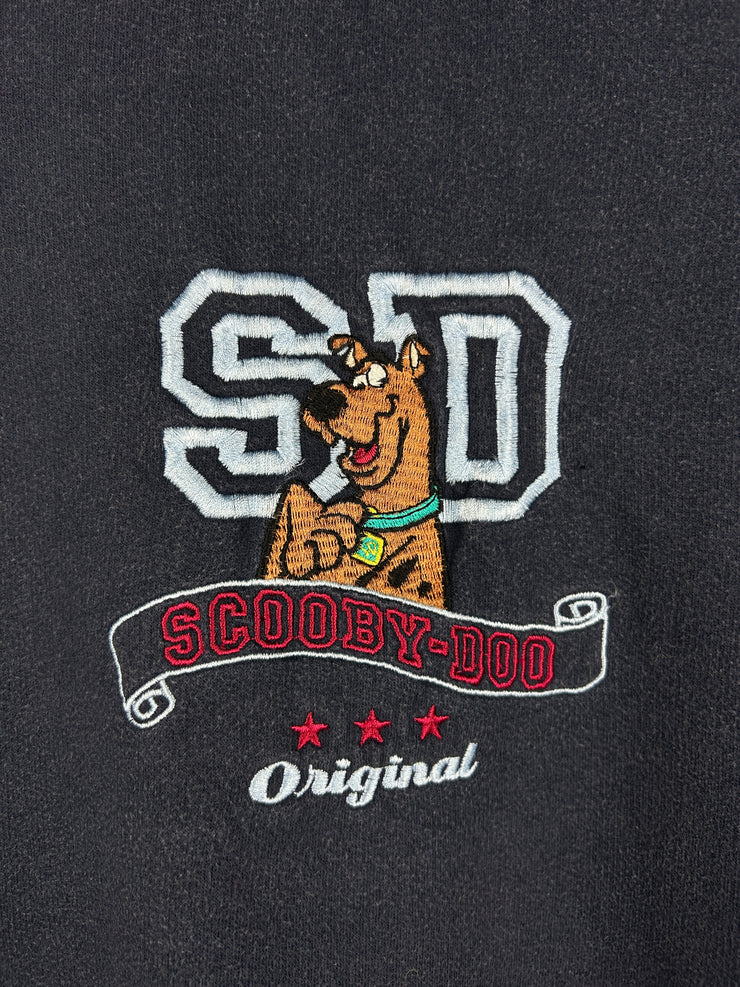 Vintage 2000 Scooby Doo Embroidered Navy Crewneck
