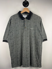 Vintage 90s Izod Golf Abstract Polo Shirt